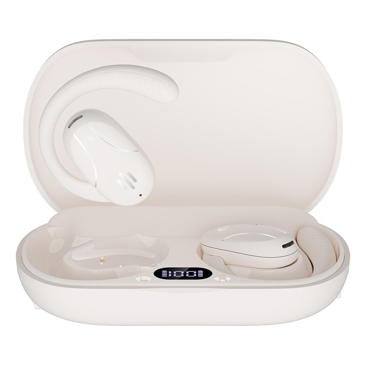 

SP30 AI Directional Voice Transmission Open Ear Headphones Bluetooth-compatible Earphones with Rotating Hook Nude