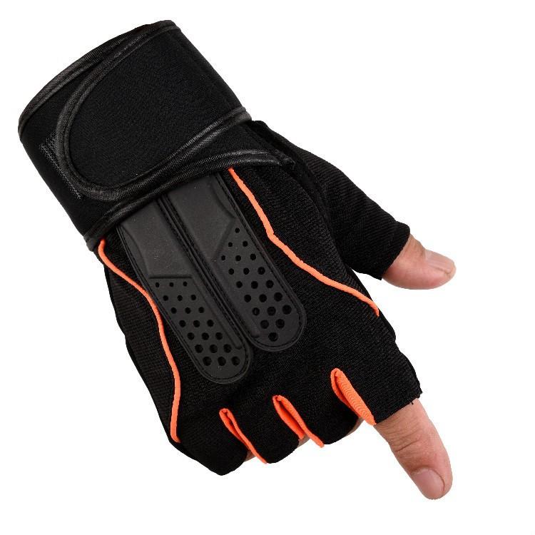 

Men and Women Driving Mountaineering Roller Skating Motorcycle Sunshade Sports Cycling Half Finger Gloves Non Slip and Wear Resistant M