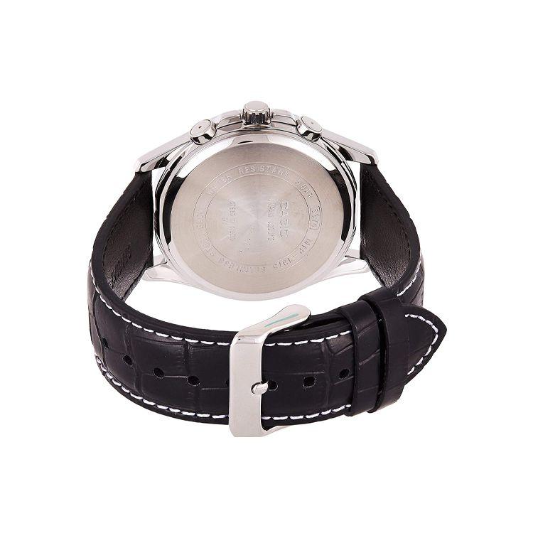 Casio Standard Series Unicorn Minimalist Fashion Waterproof Watch Three Dials Six Eyes Quartz Movement Leather Strap Men watches White MTP-1375L-7AVDF