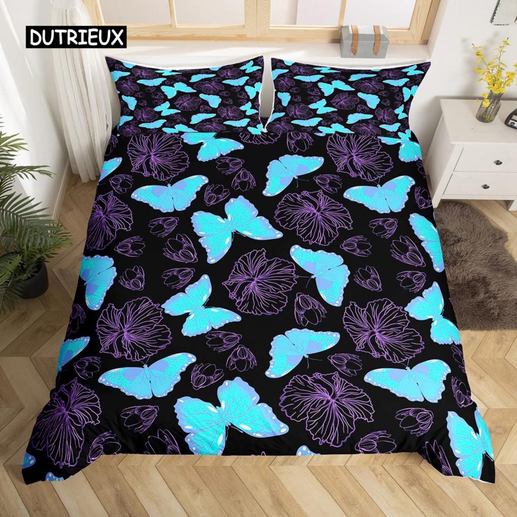 Capa de edredom arco-íris Kawaii frutas tropicais conjunto de cama abacaxi kiwi limão donut laranja cereja morango capa de edredom