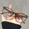 Oversize Cat Eye Reading Glasses Retro Women Leopard Colorful Frame Presbyopia Eyewear Anti Blue Light
