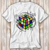 Rubiks Cube Master Gamer Puzzle Solution Technical Drawing T Shirt Best Seller Funny Movie Gift Music Meme Top Tee 4165