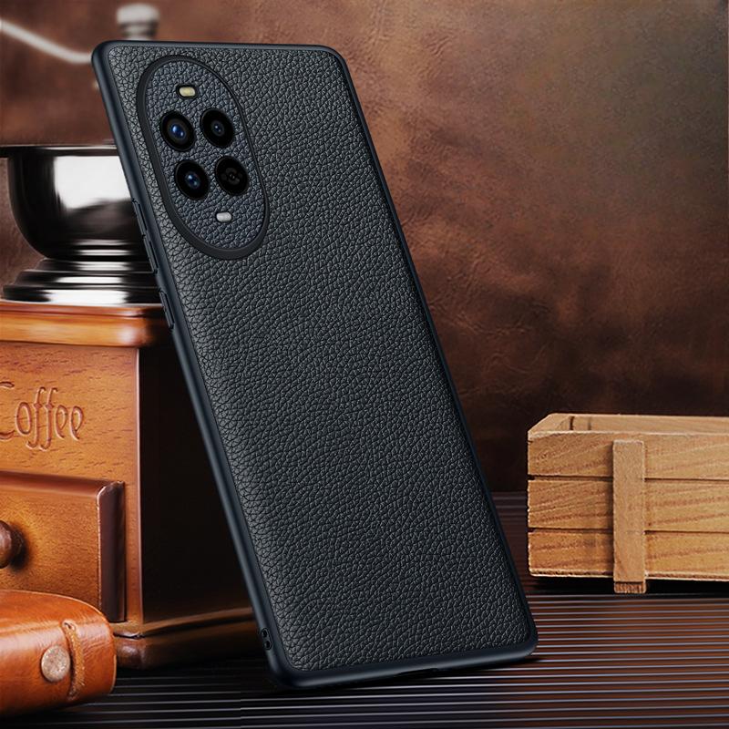 

Подходит для чехла для мобильного телефона Huawei Nova13pro, узор личи, 11ultra всесторонний, 12pro противоударный, деловой кожаный чехол Huawei Nova 13Pro