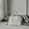 Genuine Leather Shell Crossbody Bag Women Minimalist Top-Grain Cowhide Handbag With Zip Small Size 22x5x15cm