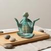 Meditation Yoga Sea Turtle Figurine Small Coastal Beach Animal Sculpture Resin Zen Statue for Aquarium Fish Tank Home Desk Decor