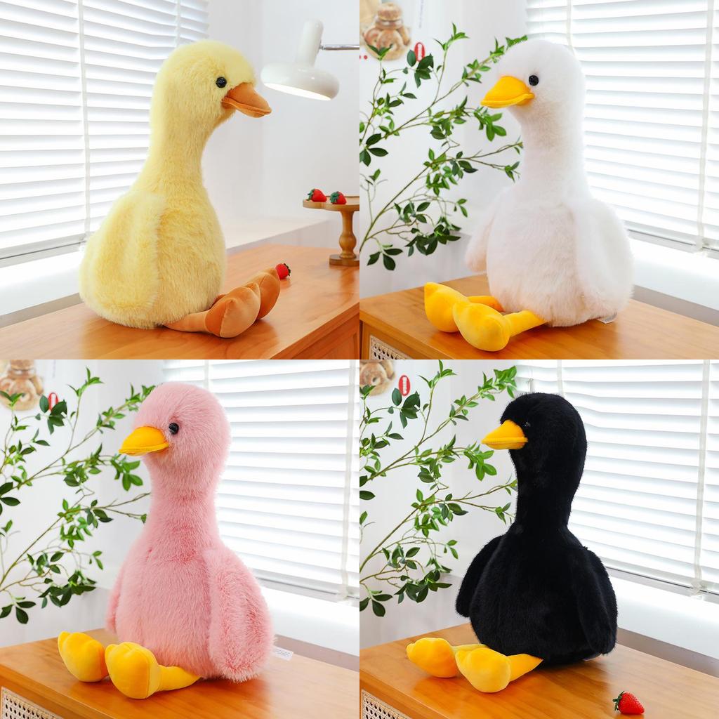 Jucărie Animal de Pluș Rață Galbenă Mare Păpușă Umplută Pentru Decor Camera Copiilor