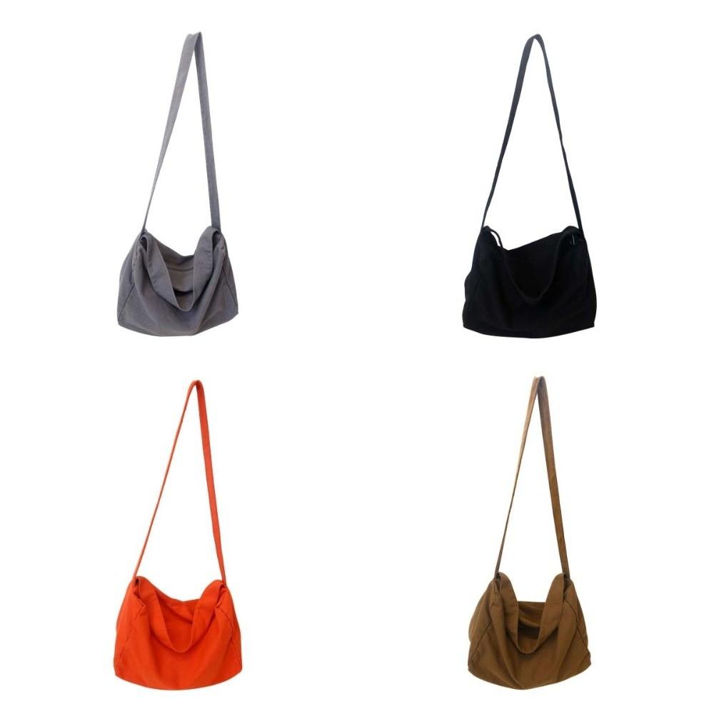 Japanese Style Student Shoulder Bag Large Capacity Messenger Bag Canvas Crossbody Bag  Cycling