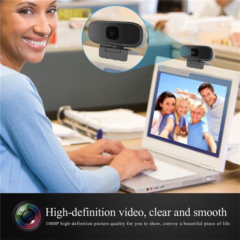 Buy 20P HD Mini Computer Webcam Anti-peeping Rotatable Camera For Live ...