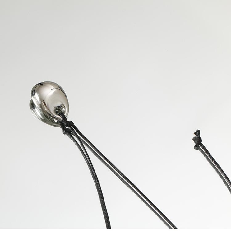 Fashionable Metal Bean Pendant Necklace Women's Fashion Clavicle Chain Jewelry