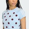 Adidas Originals Cali Tee Slim Fit Round Neck Short Sleeve Striped T-Shirt Women tops KV1192