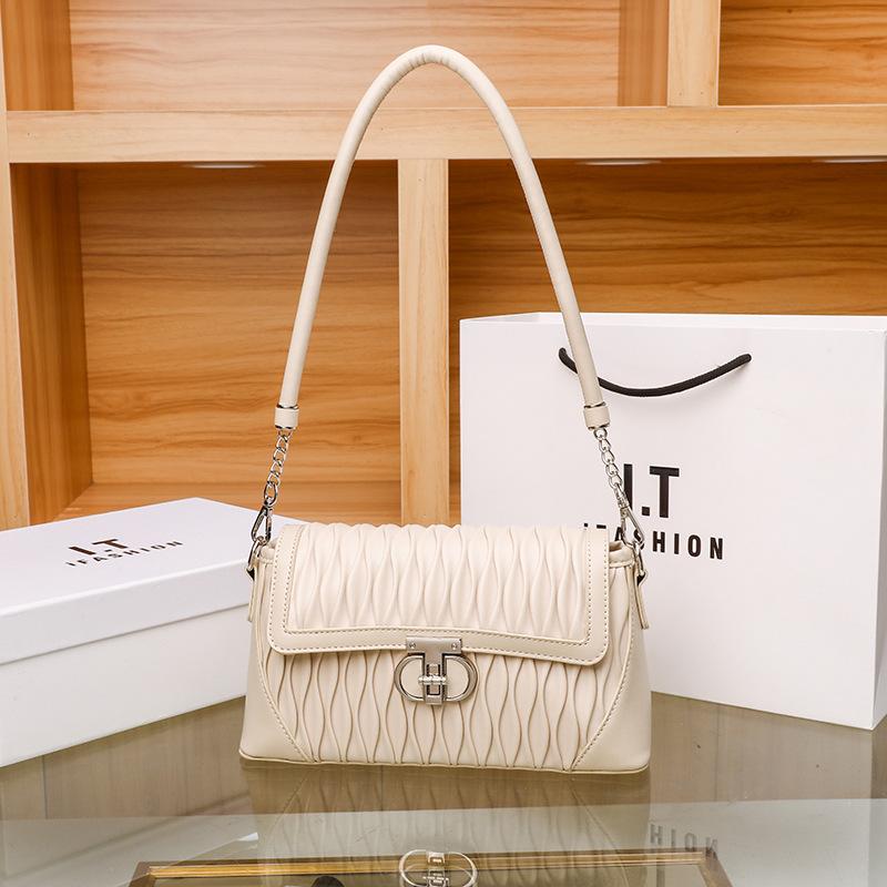 

Новая женская модная сумка-подмышка с кожаной текстурой, сумка-тоут, универсальная сумка через плечо