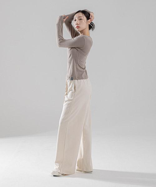 More Out Women'S Yoga Pintuck Wide Pants 5Pp4569
