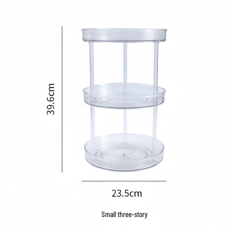 Multi-Functional Non-Slip Rotating Storage Rack for Kitchen & Cosmetics