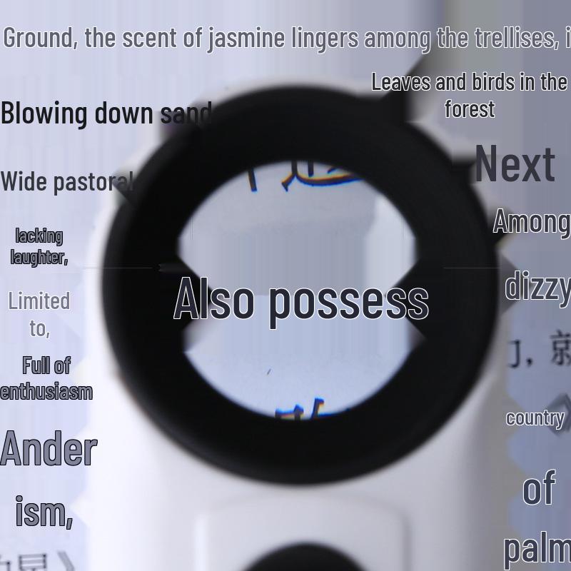 40x Handheld Magnifier with LED Lights for Jewelry and Gemstone Appraisal, HD Optical Glass Lens