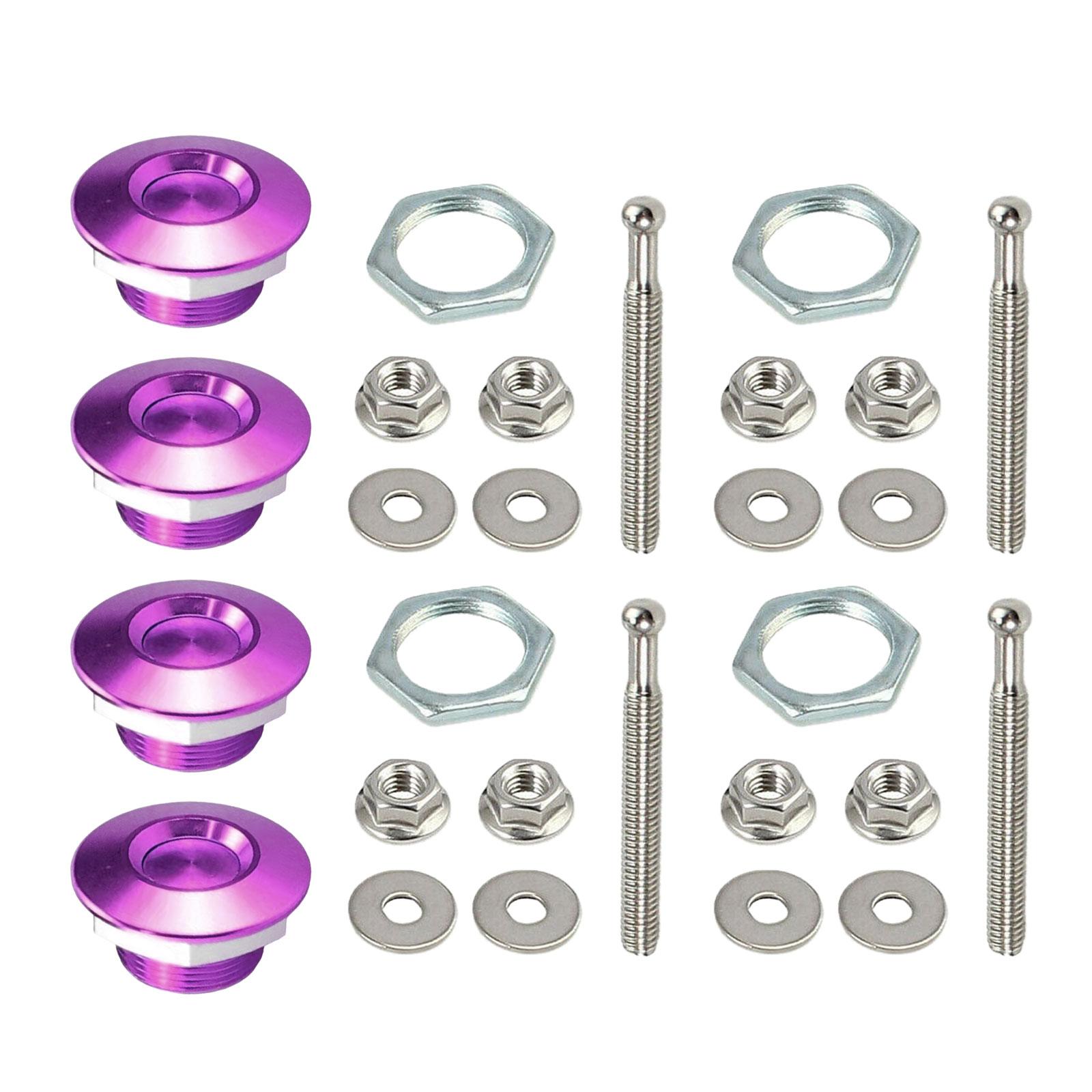 

Быстросъемные штифты капота Быстросъемная защелка замка Бампер Крепление бампера Кнопка капота 1,2-дюймовые штифты защелки 2