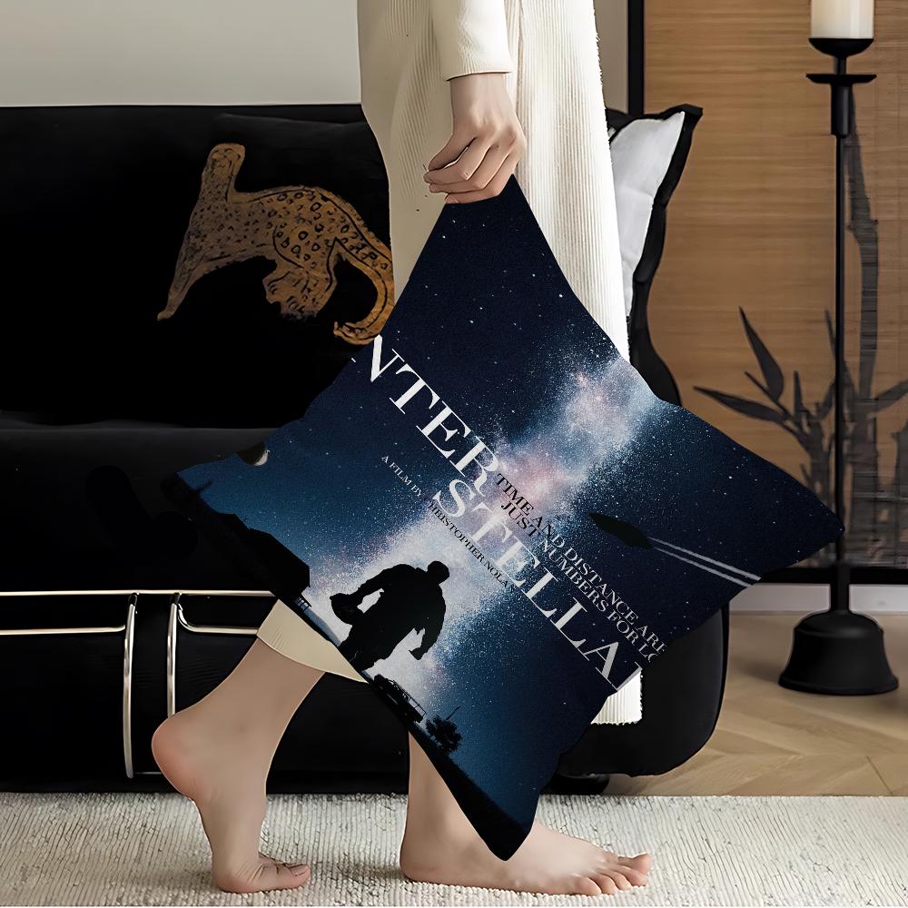 Classic Movie Interstellar Pillow Gift Home Office Decoration Pillow Bedroom Sofa Car Cushion CoverPillow Case