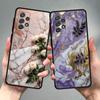 Handyhülle für Samsung Galaxy Note 20Ultra 8 9 10Lite Plus A52s A21s A71 A51 A31 A70s A50s A30s A05s Matt Blume Marmor
