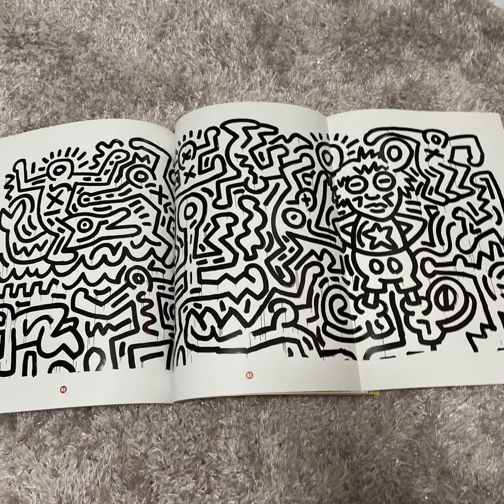 [USED] Keith Haring Art Book Keith Haring Exhibition Catalogue