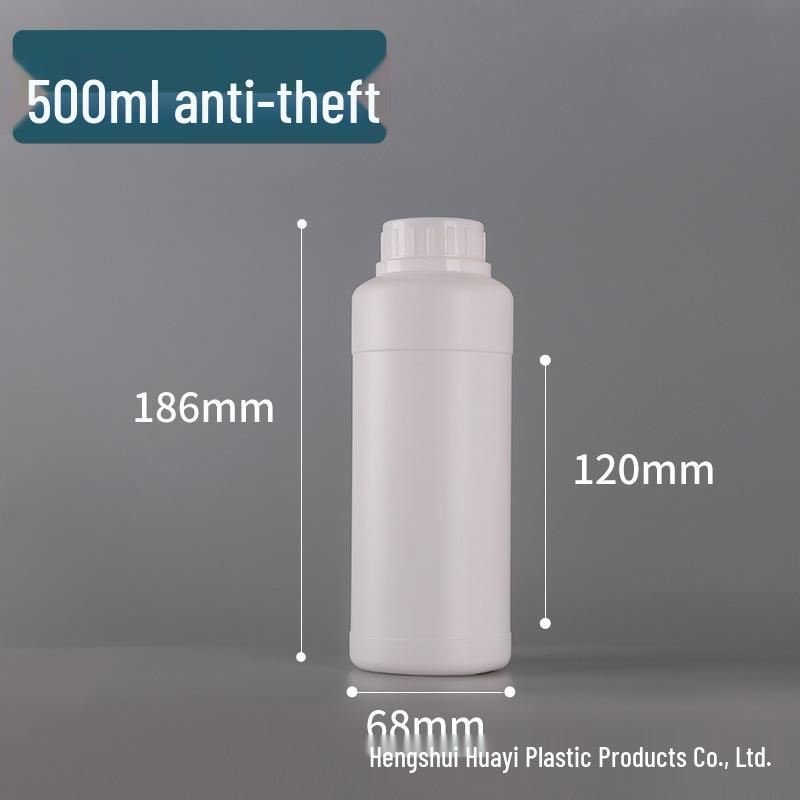 250ml & 500ml Plastic Bottles for Pesticides, Reagents, Disinfectants, Drain Cleaners, and Chemicals