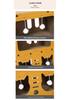 Durable Cat Tree with Scratching Post, Integrated Bed, and 11 Toys