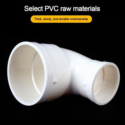 Cot Reductor Nou pentru Țevi din PVC cu 2 Căi Alb Fiting pentru Țevi Fitinguri de Col Fitinguri pentru Mobilier Structură de Suport pentru Grădină