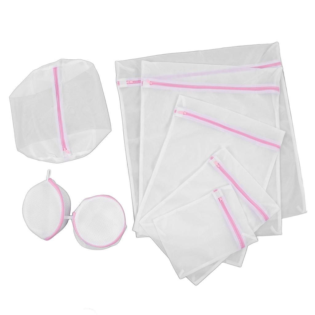 8 Stück Netz-Wäschebeutel Multifunktionale Langlebige Wiederverwendbare Netz-Waschbeutel für Zuhause Reise