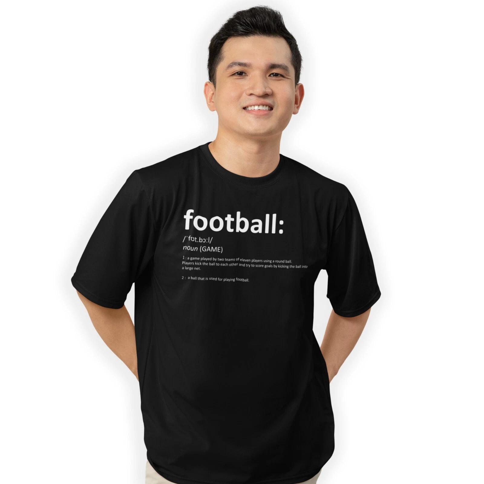 Football Word Definition T-Shirt Sports Footy Game Funny Meaning Wordplay Gift L