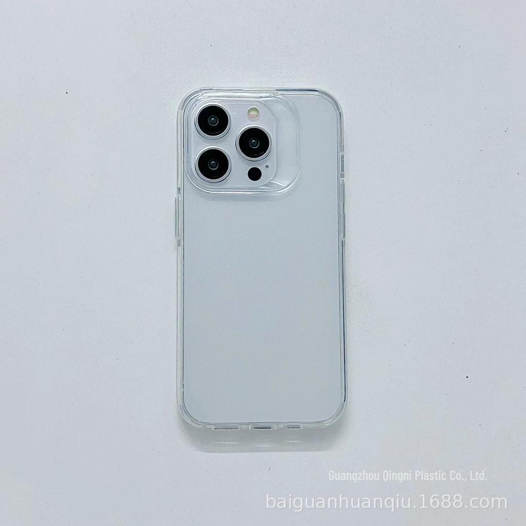 Capa TPU transparente de alta qualidade 2.0 para celular Apple - Capa transparente simples e protetora com propriedades anti-amarelamento