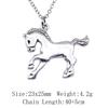 Vintage Animal Pendant Necklace Cat Animal Charm Necklaces Forest Ocean Western Jewelry Gift For Making DIY