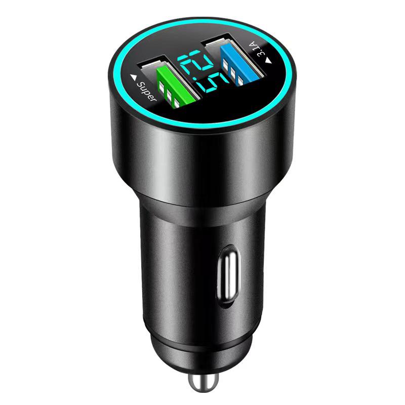 Afișaj digital Încărcător auto multifuncțional de 66 W cu încărcare rapidă PD+QC3.0