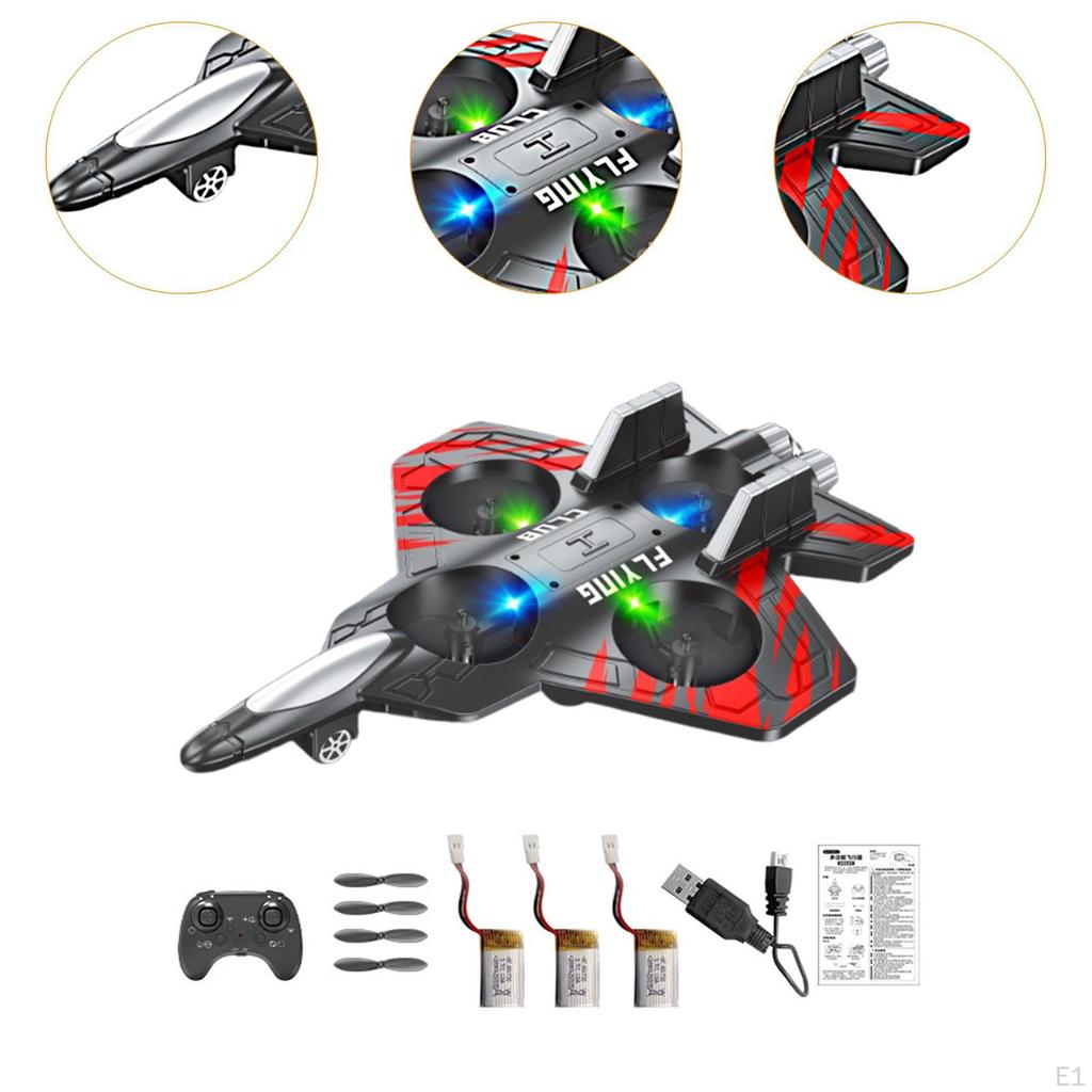 Foam Remote Airplane Aircraft Toy Kids RC Plane Fighter for Living Room Garden