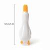 Bathroom Drain Hair Removal Tool Cute Duck Shape Anti Clogging Cleaning Pliers with Slip Resistant Handle for Shower Sink