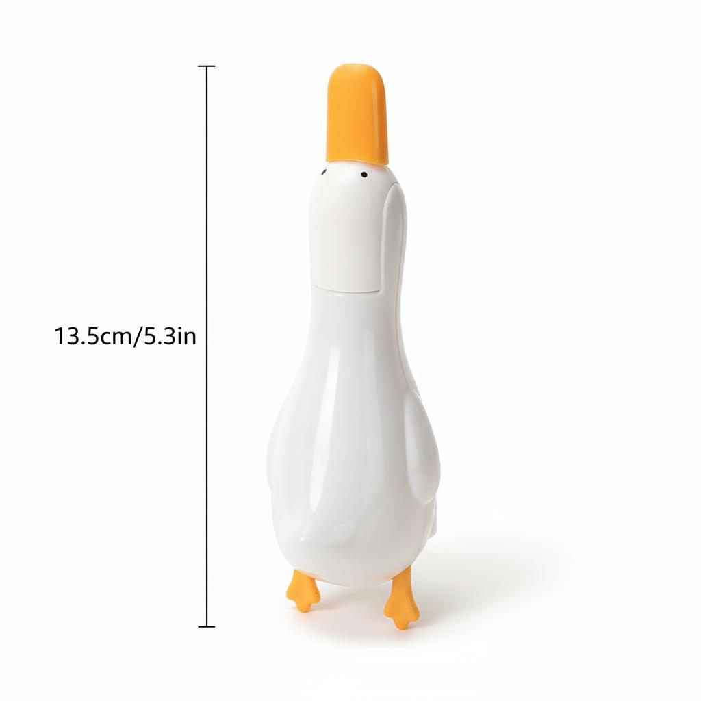Bathroom Drain Hair Removal Tool Cute Duck Shape Anti Clogging Cleaning Pliers with Slip Resistant Handle for Shower Sink