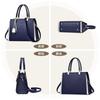 FORRICA Elegant Shoulder PU Leather Messenger Tote Suitable for Travel and Blue Women's Handbag, Bag, Bag, Bag, Shopping,