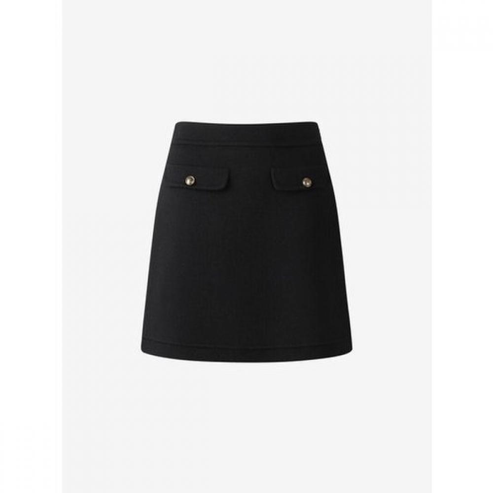 Cc Collect Cashmere Blend Handmade Mini Skirt C254msd501