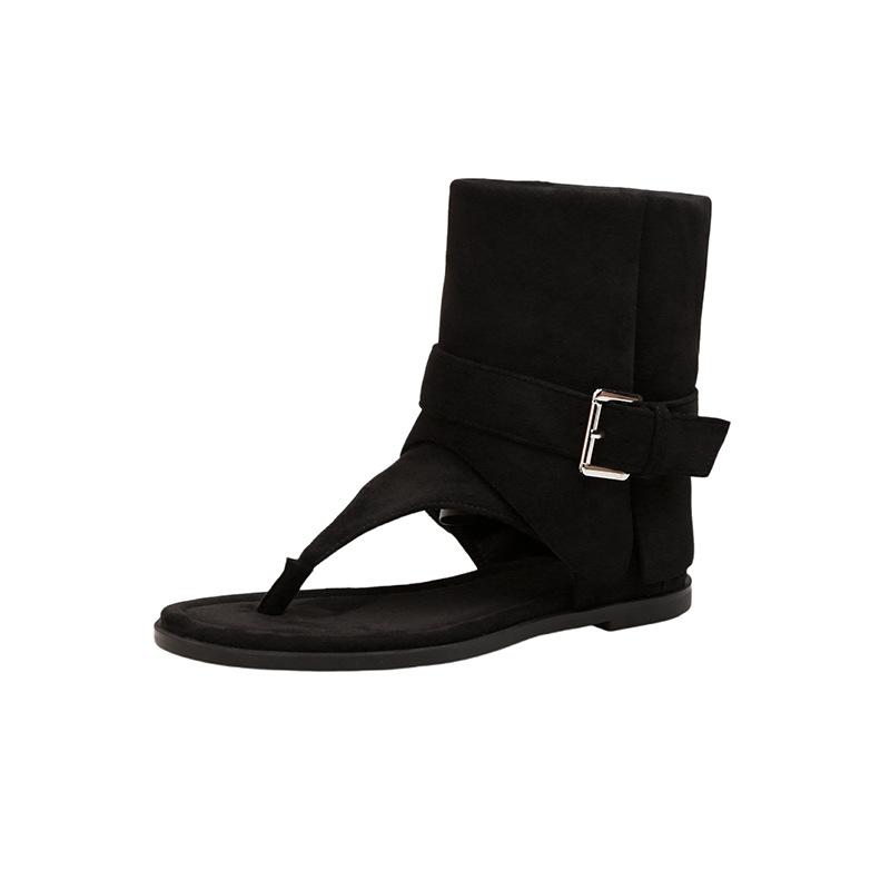 

Модные ботинки с клипсой «елочка» для увеличения внутренней высоты, женские 2025, новые, летние, модные брюки для spice girls, короткие сандалии 40