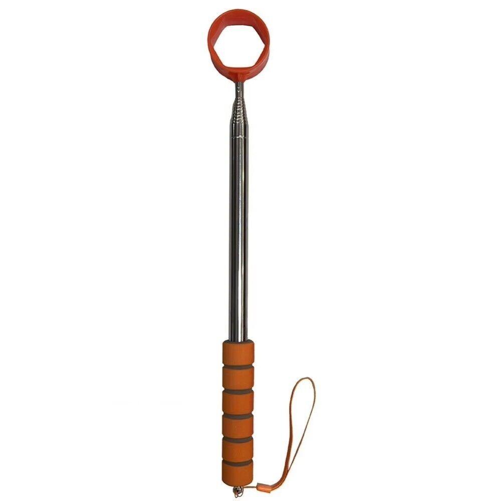 Extendable Telescopic Golf Ball Retriever Non-Slip Handle Stainless Telescopic Golf Ball Picker Claw Sucker Tool