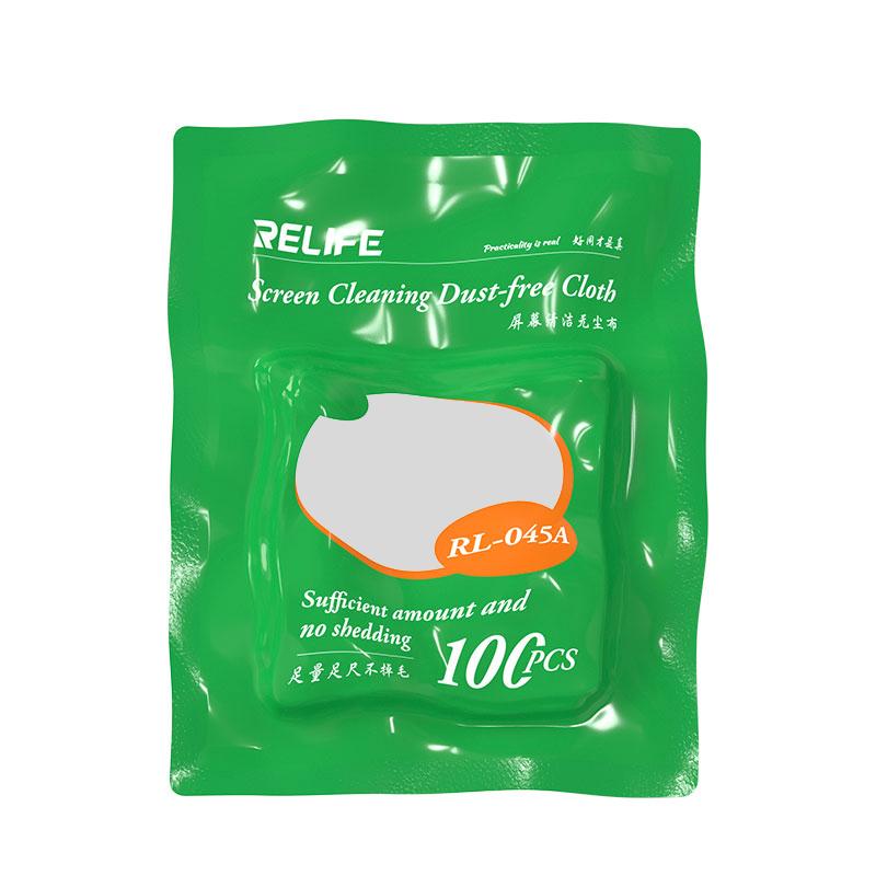 RELIFE RL-045A Soft Dust-Free Wipes Cleaning Cloth for Mobile Phone Tablet LCD Screen Camera Glass Cleaning Tools