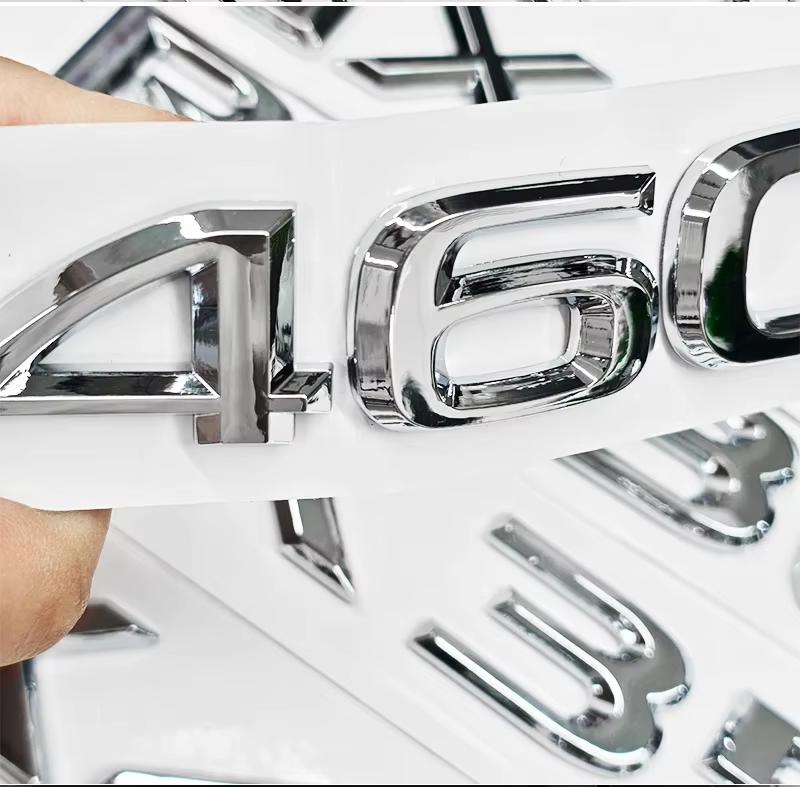 3D ABS Logo For Lexus GX470 LX570 LX600 RX350 RX300 Emblem Number Letters Sticker Car Trunk Badge Adhesive Decal Accessories AEM1