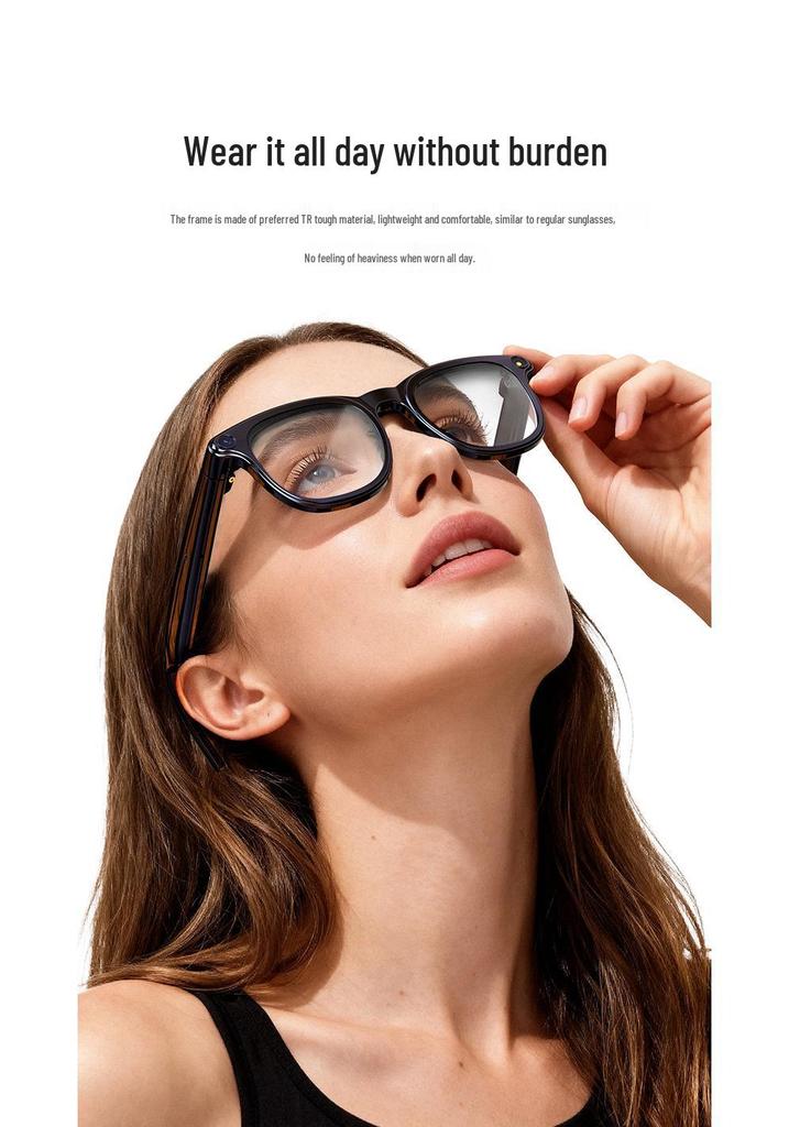 Smart Glasses: 8MP Camera, Bluetooth Calling, Music, AI Voice Assistant, Translation.