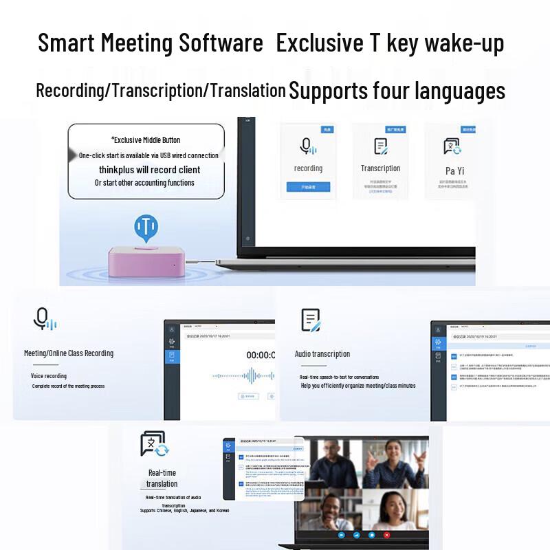 Lenovo ThinkPlus Omnidirectional Conference Speakerphone (CN version)