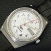 USED VINTAGE CITIZEN AUTOMATIC 8200 JAPAN MENS ARABIC WHITE DIAL WATCH a434812-2 R123-a434812
