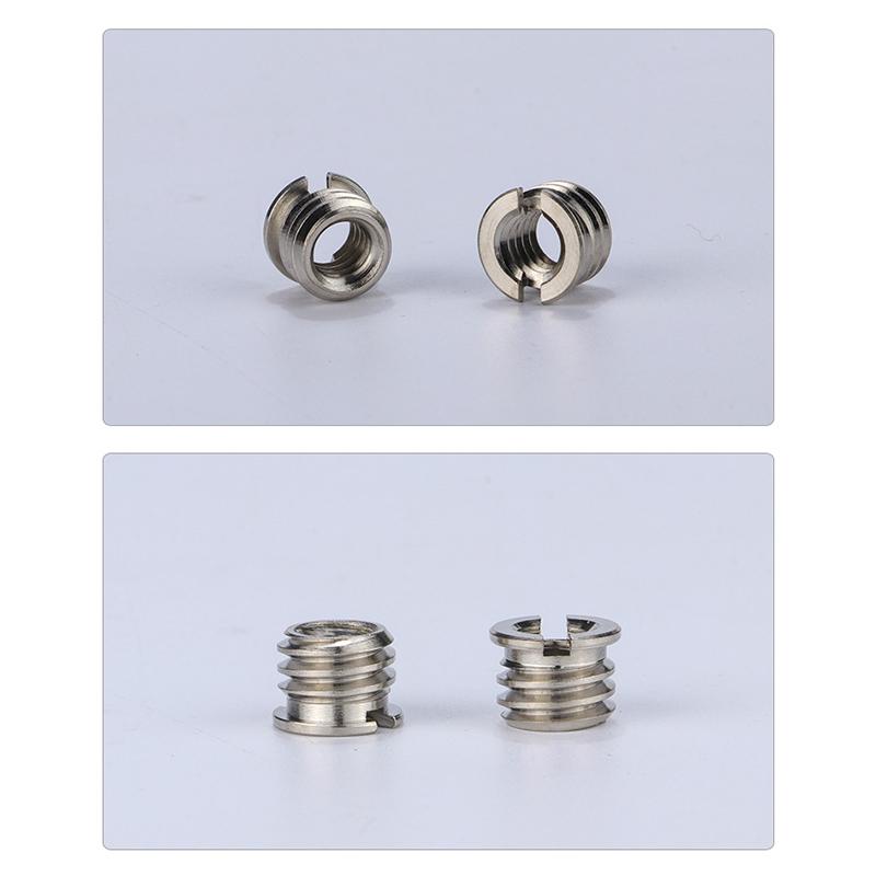 1/4 To 3/8 Inch Universal Camera Adapter Conversion Screw Nut Tripod Monopod Ballhead Mount Accessories