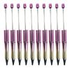 10Pcs Beadable Pen Plastic Bead Pen Ballpoint Pen Cute Pen Boy Girls Pen Gift