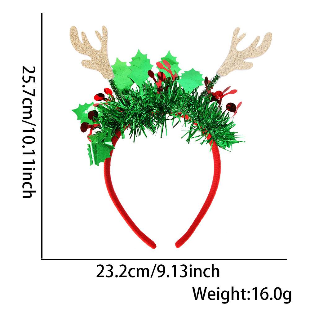 

Headbands Glitter Costume Headbands Christmas Headbands Sequins For Christmas Party Holiday Events New Year Party ELK