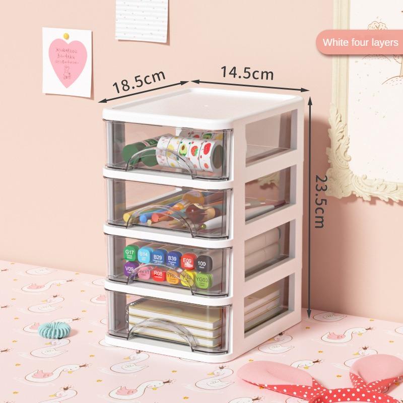Multi-Layer Desktop Drawer Storage