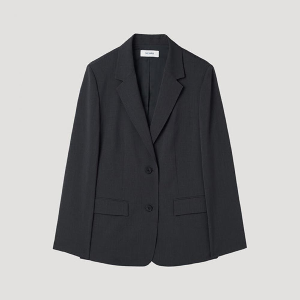 

[She S miSS] NotChed Two Button Setup Jacket SwSjkp22080 Ch charcoal/55