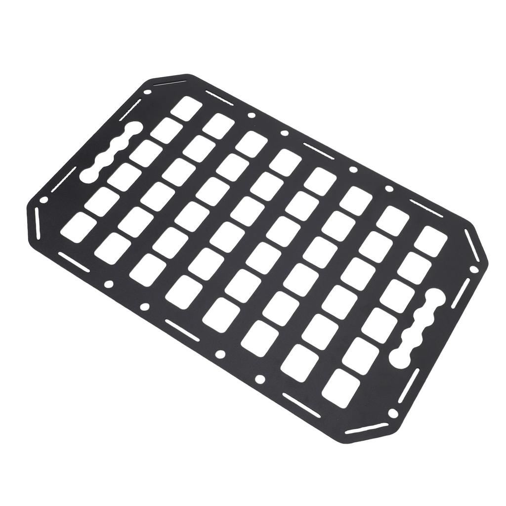 Truck Bed Molle Panel 432x273x2mm Aluminum Side Bed L Track Molle Panel for Sedan SUV Pickup Van RV