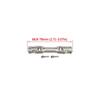 Stainless Steel Universal Joint Drive Shaft for 1/10 RC Crawler SCX10 III Capra TRX4 TRX6 D90 VS4-10 CC01 CFX Element Enduro TF2