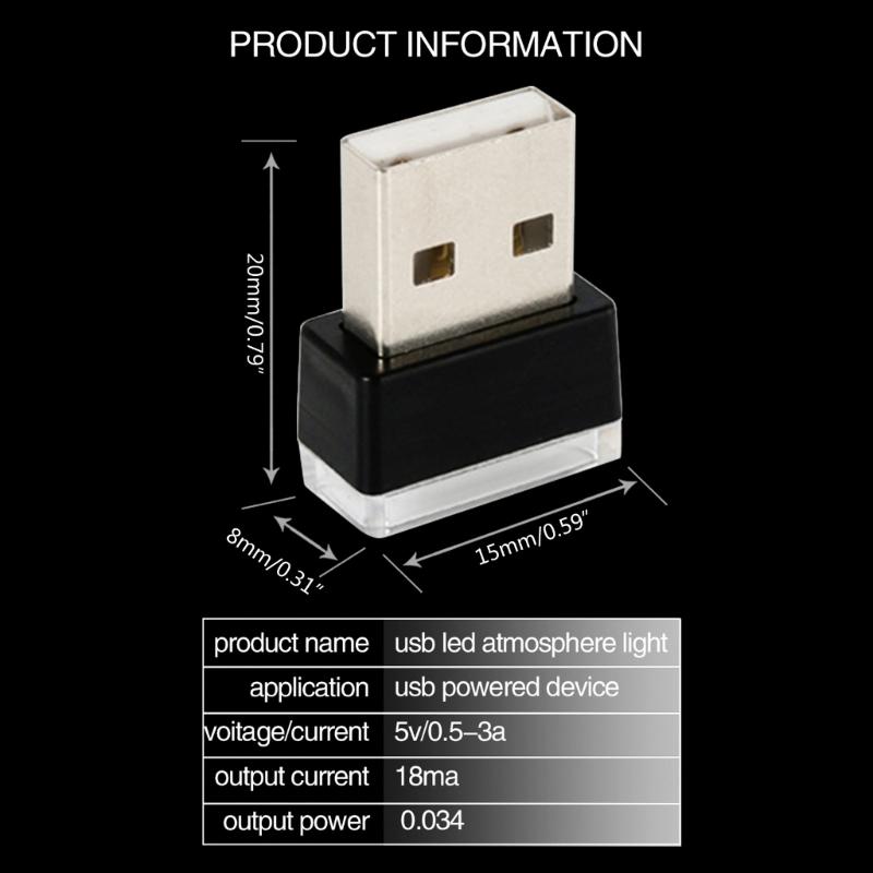 USB LED Car Interior Atmosphere Roof Star Night Light Lamp Projector Light Decor